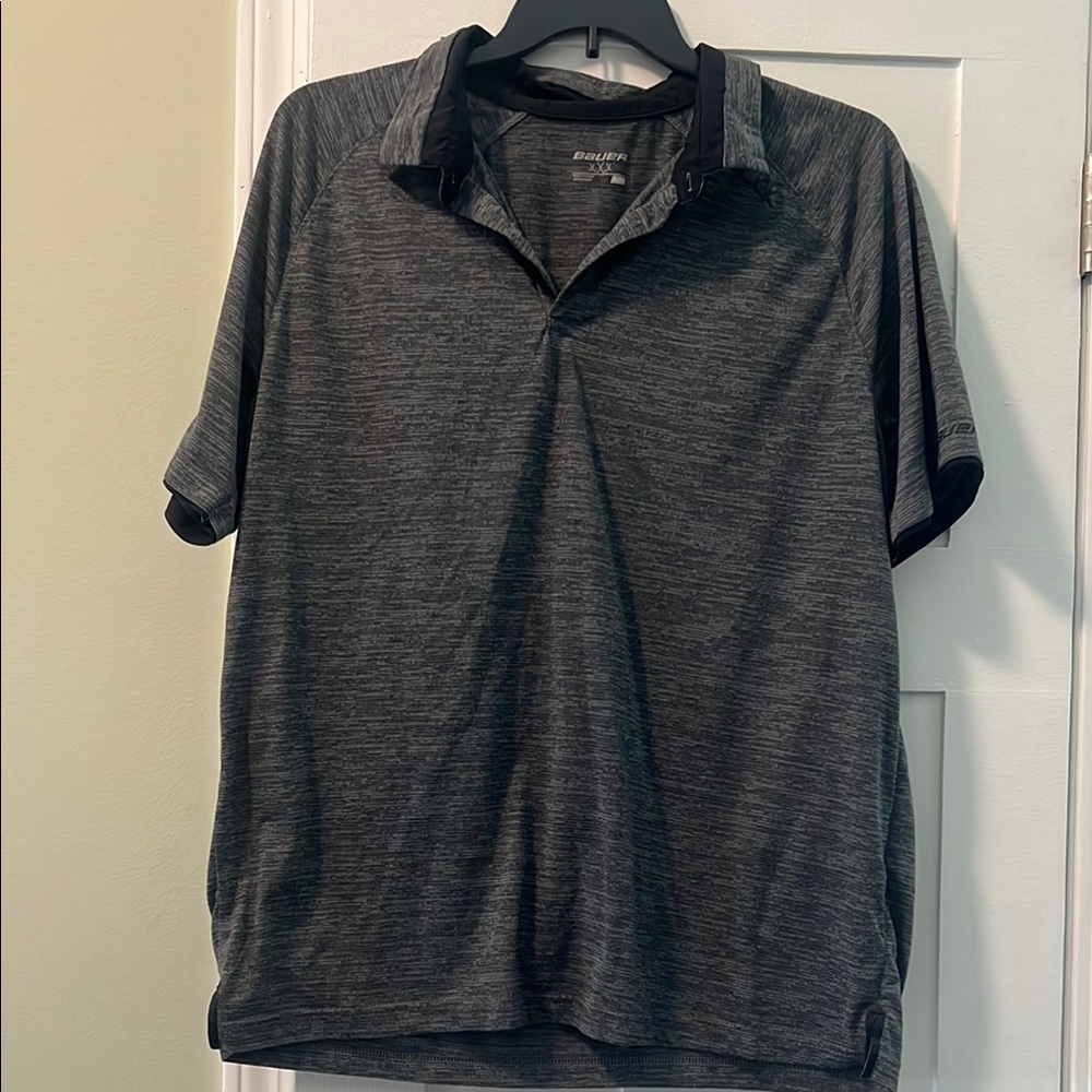 Bauer Men’s Gray Polo Shirt XXL